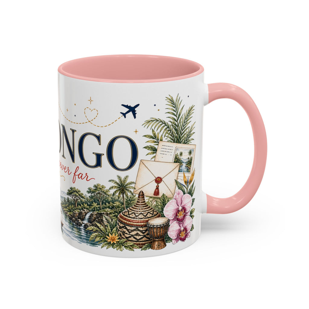 DR Congo Home Country Mug | Moving Away Gift | Long Distance Friendship | 11 oz 15 oz Accent Mug