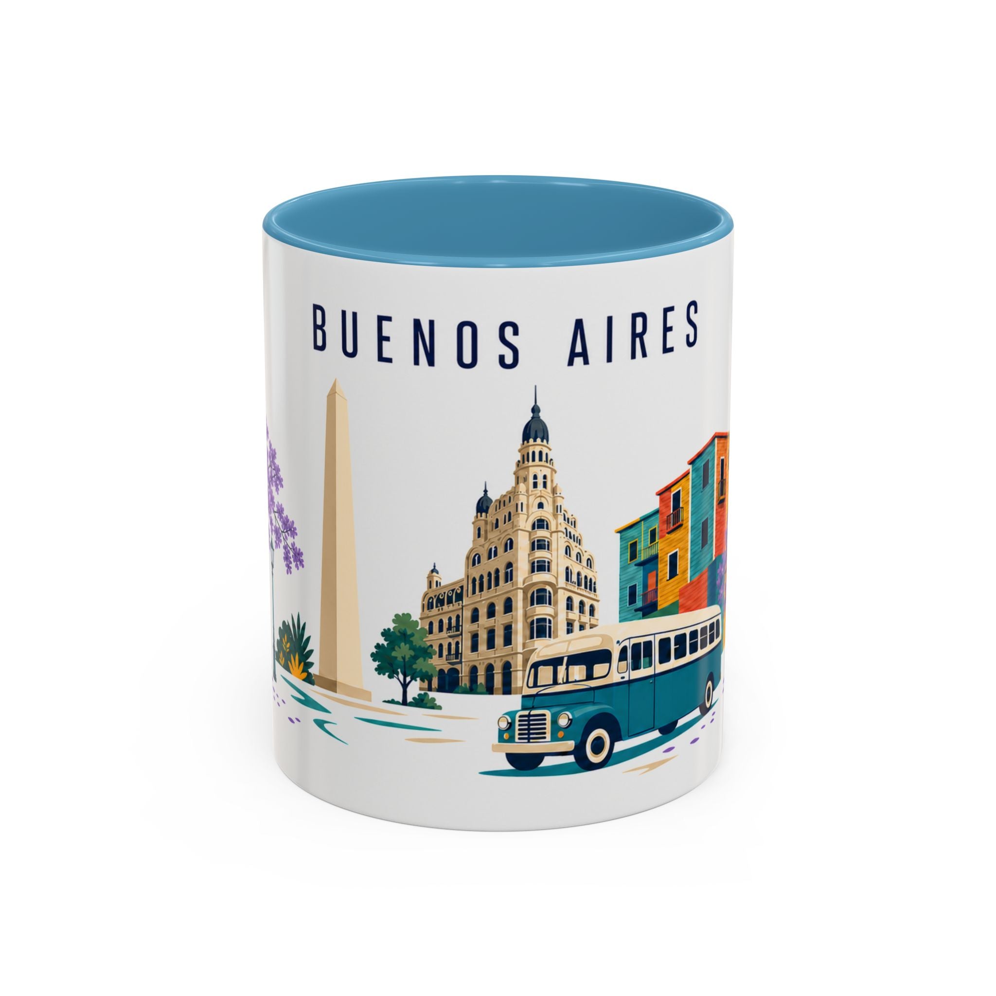 Buenos Aires Coffee Mug | Argentina Travel Souvenir | Porcelain Decal City Gift | 11oz 15oz Accent Mug