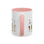 Zermatt Illustrated Travel Mug | Switzerland Souvenir Accent Coffee Mug | 11oz 15oz Ceramic Cup