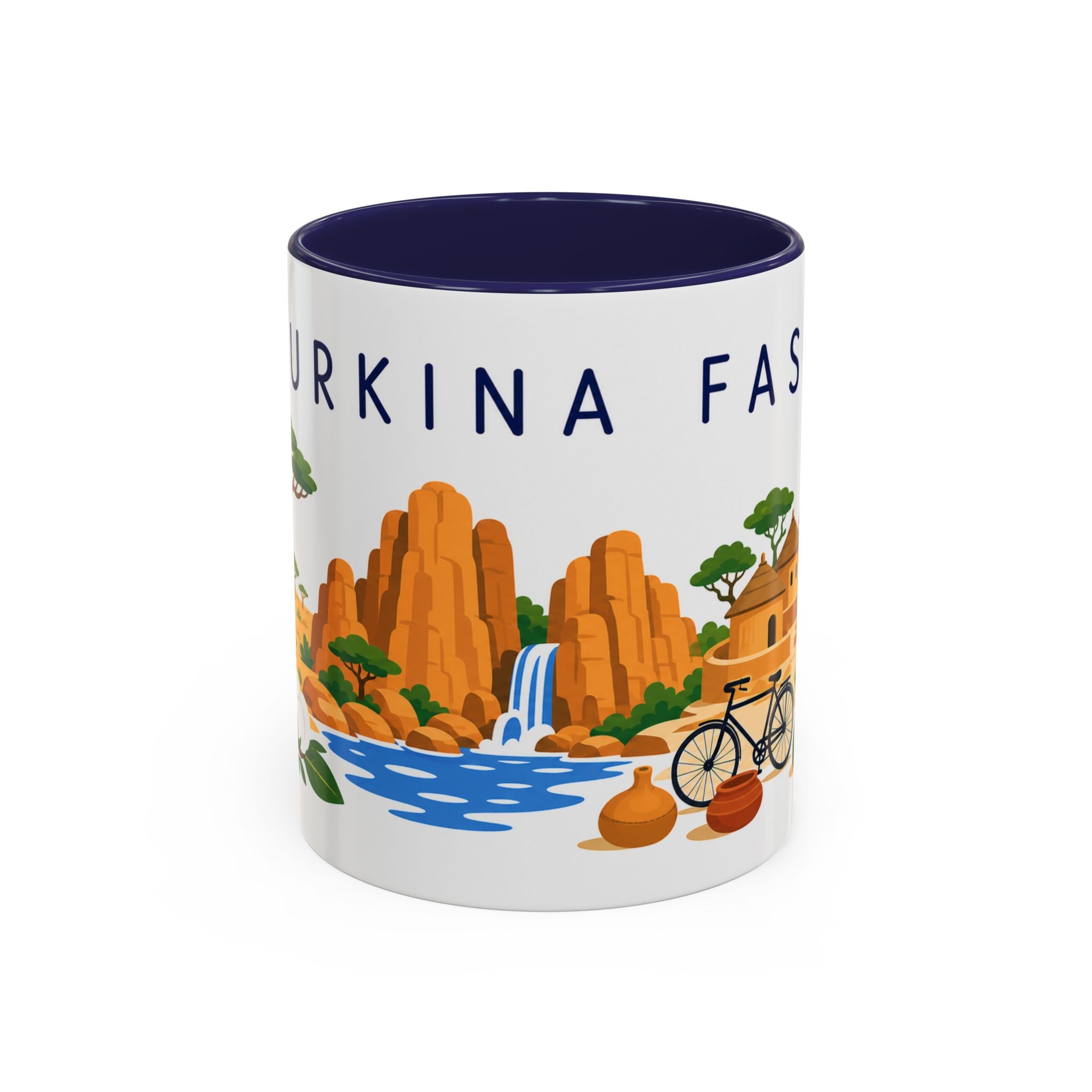 Burkina Faso Coffee Mug | Travel Souvenir Accent Mug | Country Gift Ceramic Cup 11oz 15oz