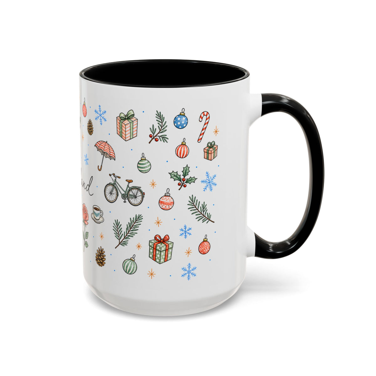 Portland Christmas Watercolor Mug | City Souvenir Coffee Cup (11oz 15oz)