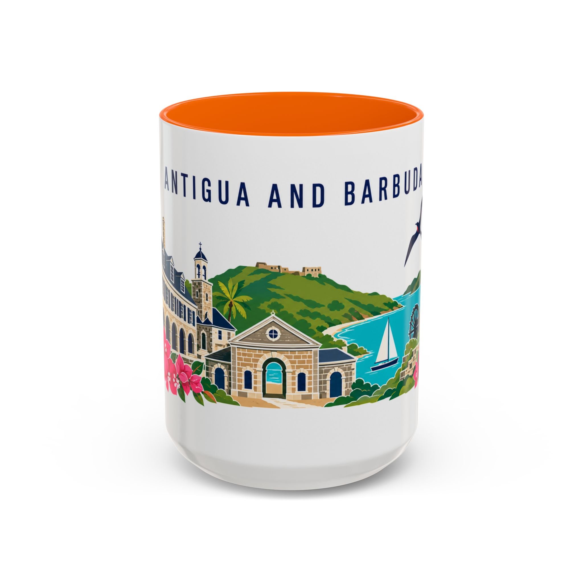 Antigua and Barbuda Coffee Mug | Travel Souvenir Accent Mug | Country Gift Ceramic Cup 11oz 15oz