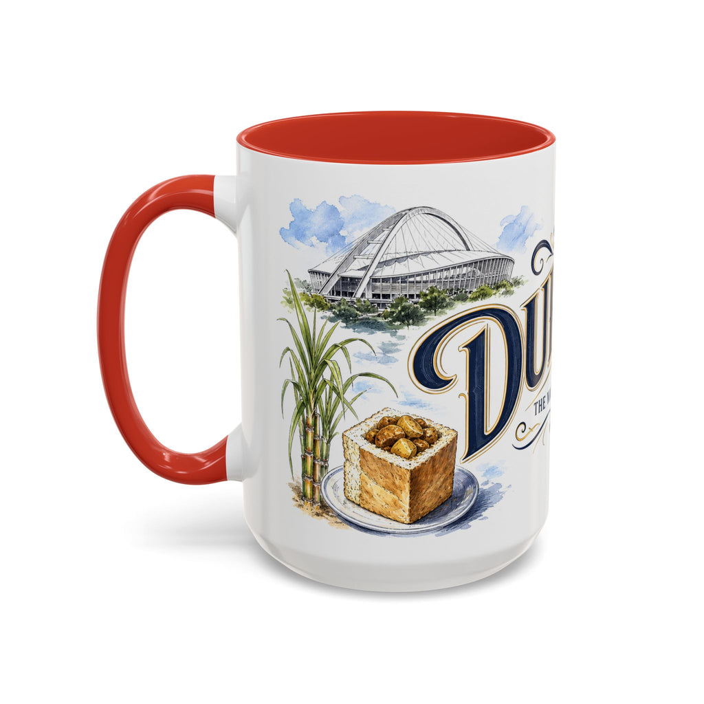 Durban Coffee Mug | South Africa Travel Souvenir | Vintage Illustrated City Gift | 11 oz 15 oz Accent Mug