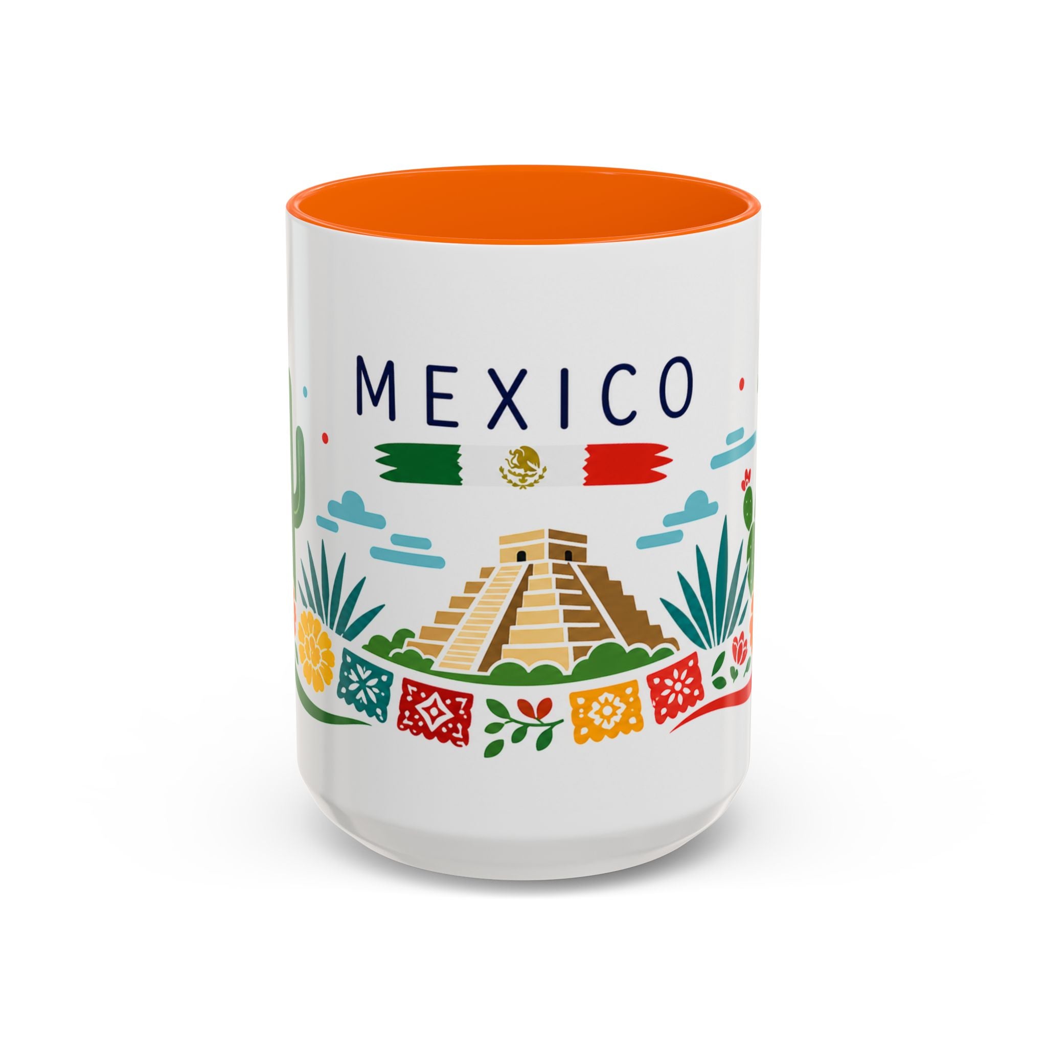Mexico Coffee Mug | Travel Souvenir Accent Mug | Country Gift Ceramic Cup 11oz 15oz