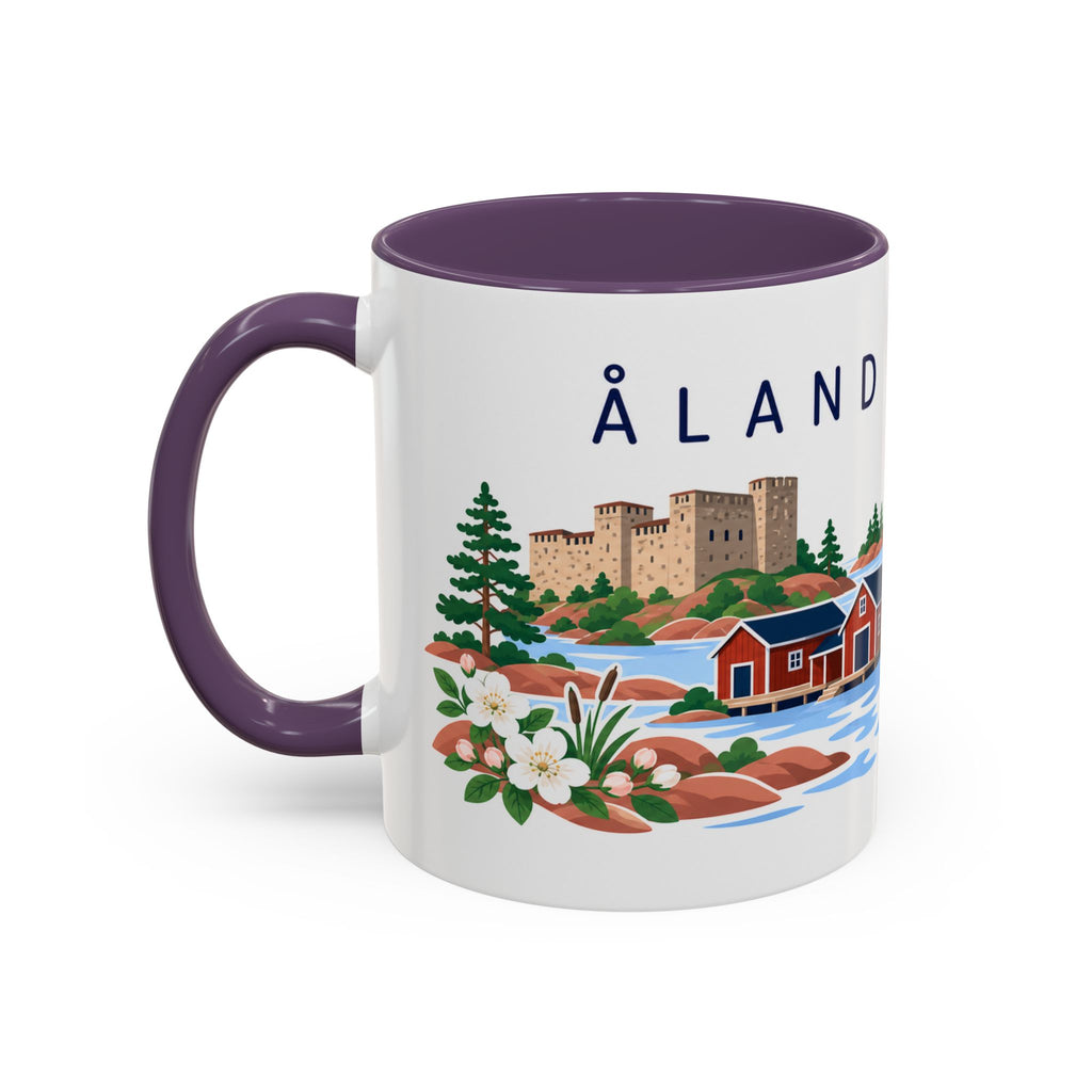 Åland Islands Coffee Mug | Travel Souvenir Accent Mug | Country Gift Ceramic Cup 11oz 15oz