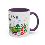 Bangladesh Coffee Mug | Travel Souvenir Accent Mug | Country Gift Ceramic Cup 11oz 15oz