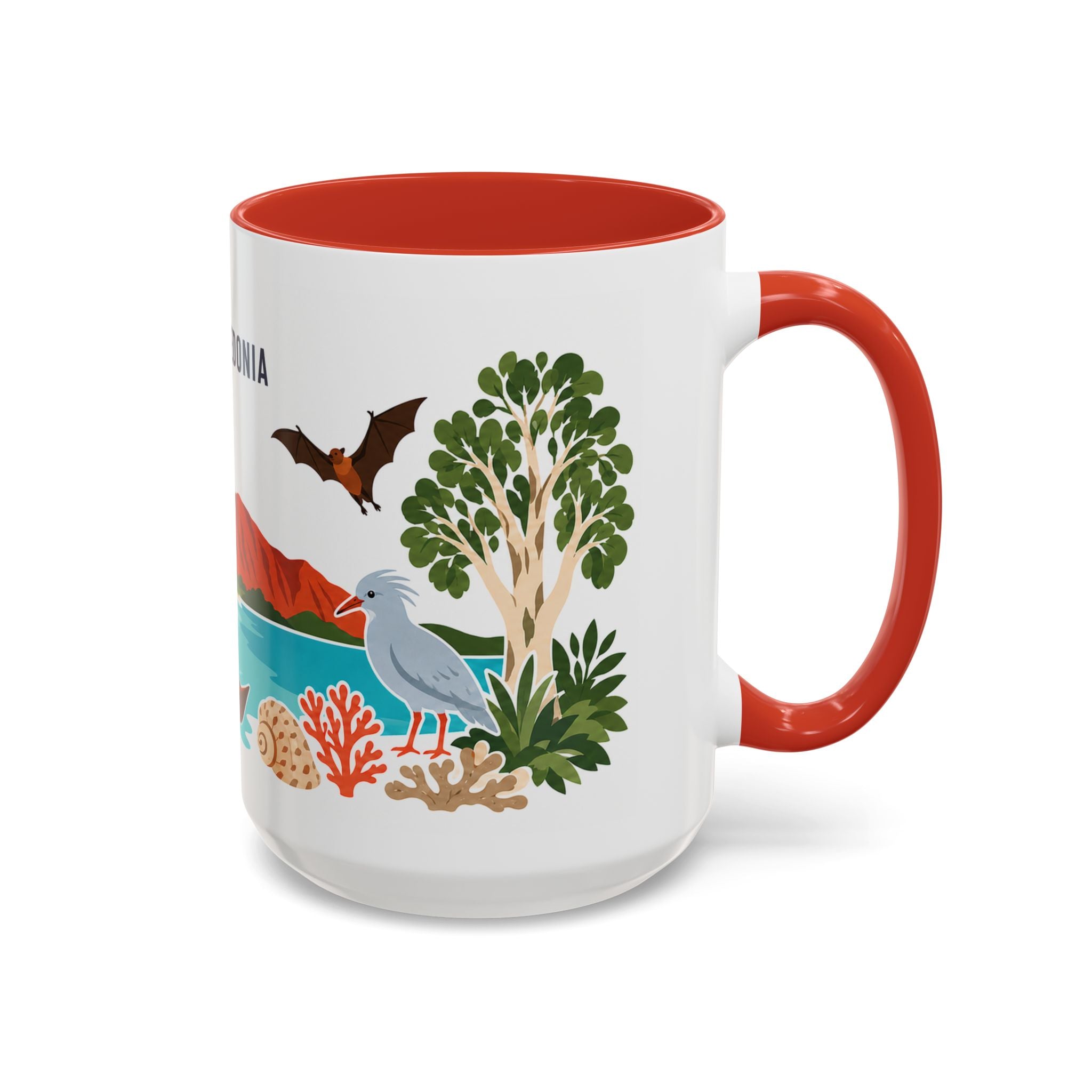 New Caledonia Coffee Mug | Travel Souvenir Accent Mug | Country Gift Ceramic Cup 11oz 15oz