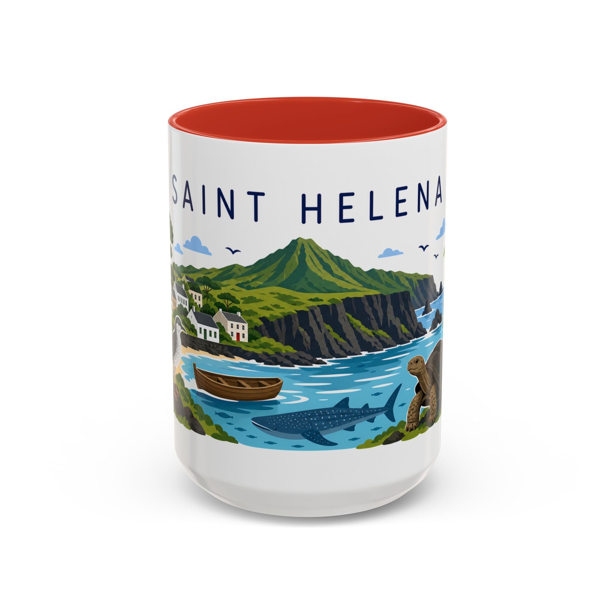 Saint Helena Coffee Mug | Travel Souvenir Accent Mug | Country Gift Ceramic Cup 11oz 15oz