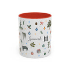 Savannah Christmas Mug | Watercolor City Souvenir, Travel Memories Cup