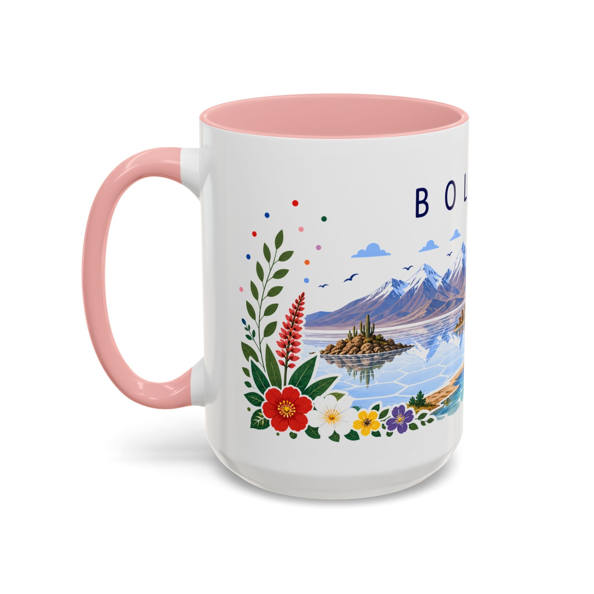 Bolivia Coffee Mug | Travel Souvenir Accent Mug | Place Gift Ceramic Cup 11oz 15oz