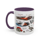 Hawaii Volcanoes National Park Coffee Mug | Hawaii Big Island Lava Volcano Gift | Accent Color Ceramic 11oz 15oz