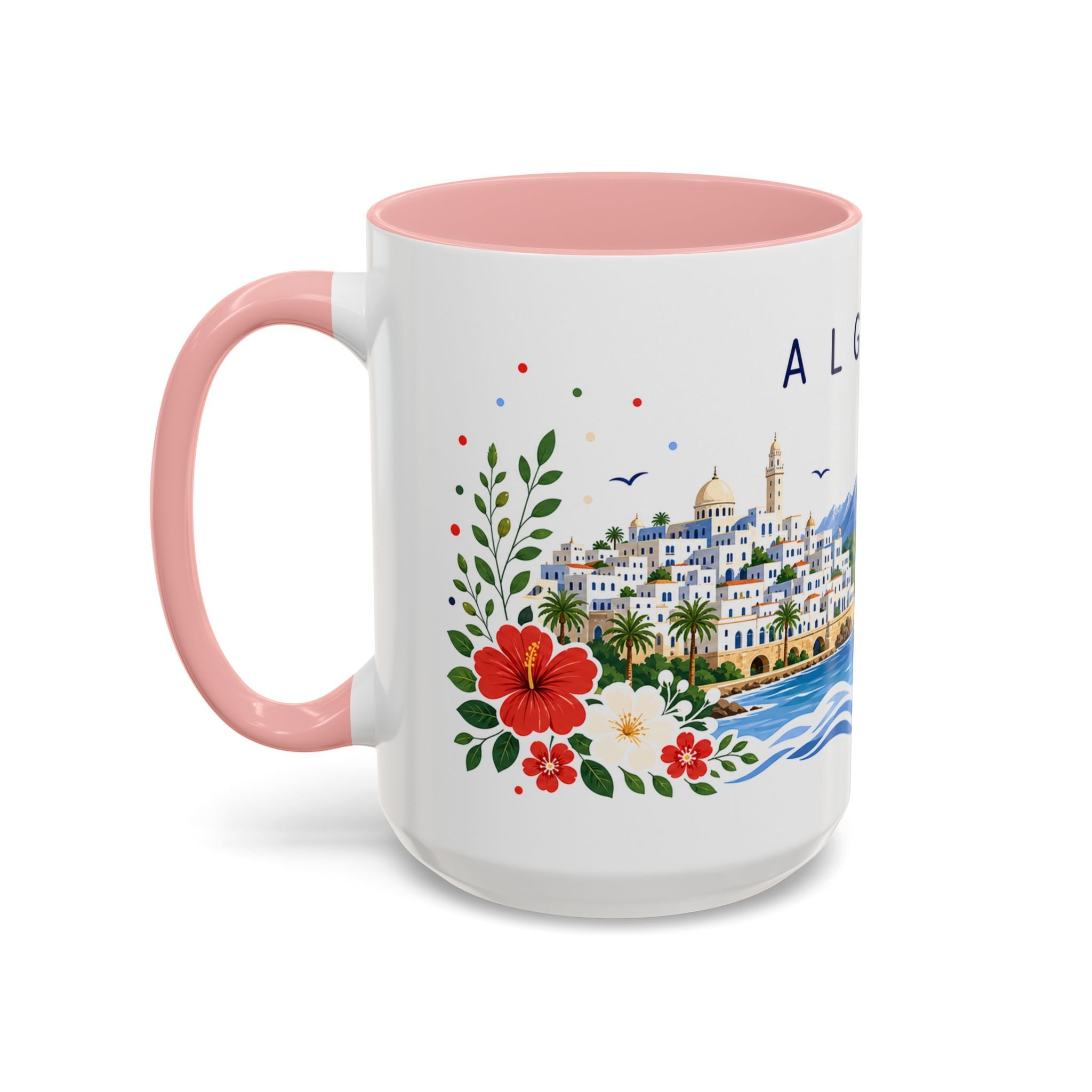 Algeria Coffee Mug | Travel Souvenir Accent Mug | Place Gift Ceramic Cup 11oz 15oz
