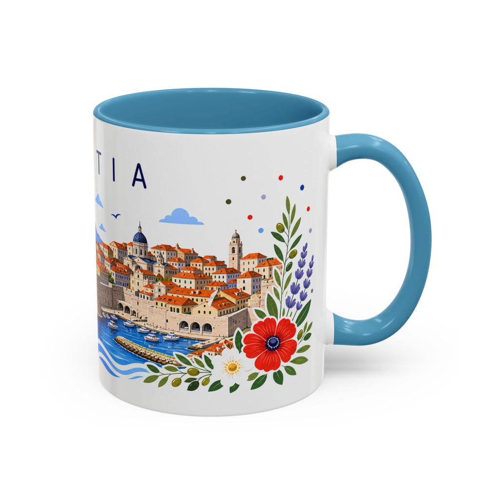 Croatia Coffee Mug | Travel Souvenir Accent Mug | Place Gift Ceramic Cup 11oz 15oz