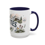 Dolomites Coffee Mug | Travel Destination Souvenir Gift | Accent Color Ceramic 11oz 15oz