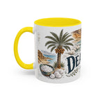 Dead Sea Mug, Jordan Travel Souvenir, Bucket List Gift, Accent Ceramic Coffee Mug 11oz 15oz