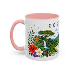 Costa Rica Coffee Mug | Travel Souvenir Accent Mug | Place Gift Ceramic Cup 11oz 15oz