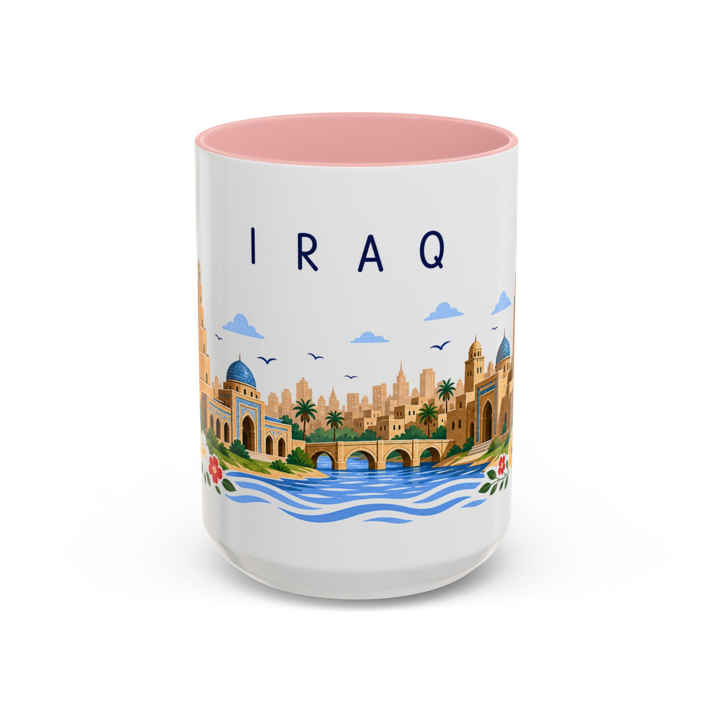 Iraq Coffee Mug | Travel Souvenir Accent Mug | Place Gift Ceramic Cup 11oz 15oz