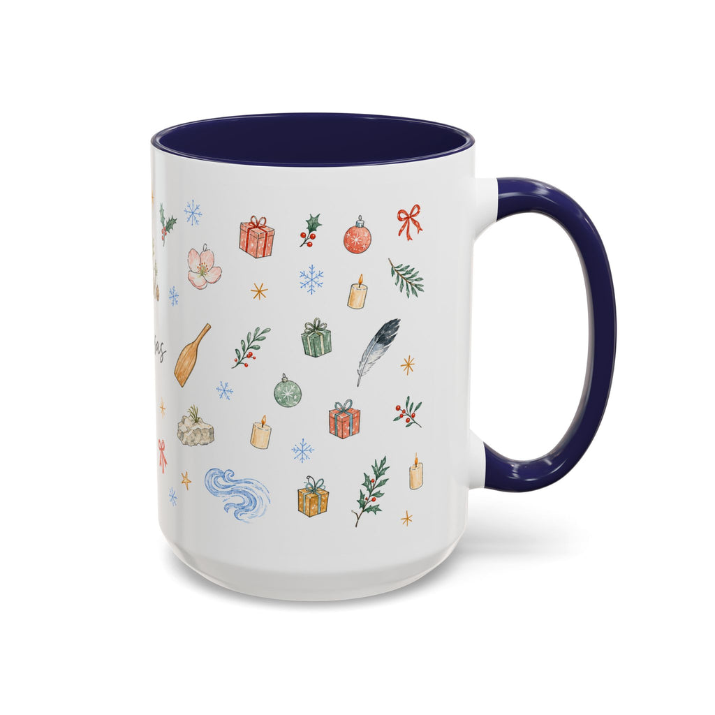Arkansas Christmas Mug | Watercolor Travel Souvenir | Holiday Gift | Accent Ceramic Coffee Cup 11oz 15oz
