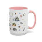 Redwood National Park Christmas Mug | Watercolor Travel Souvenir | Holiday Gift | Accent Ceramic Coffee Cup 11oz 15oz