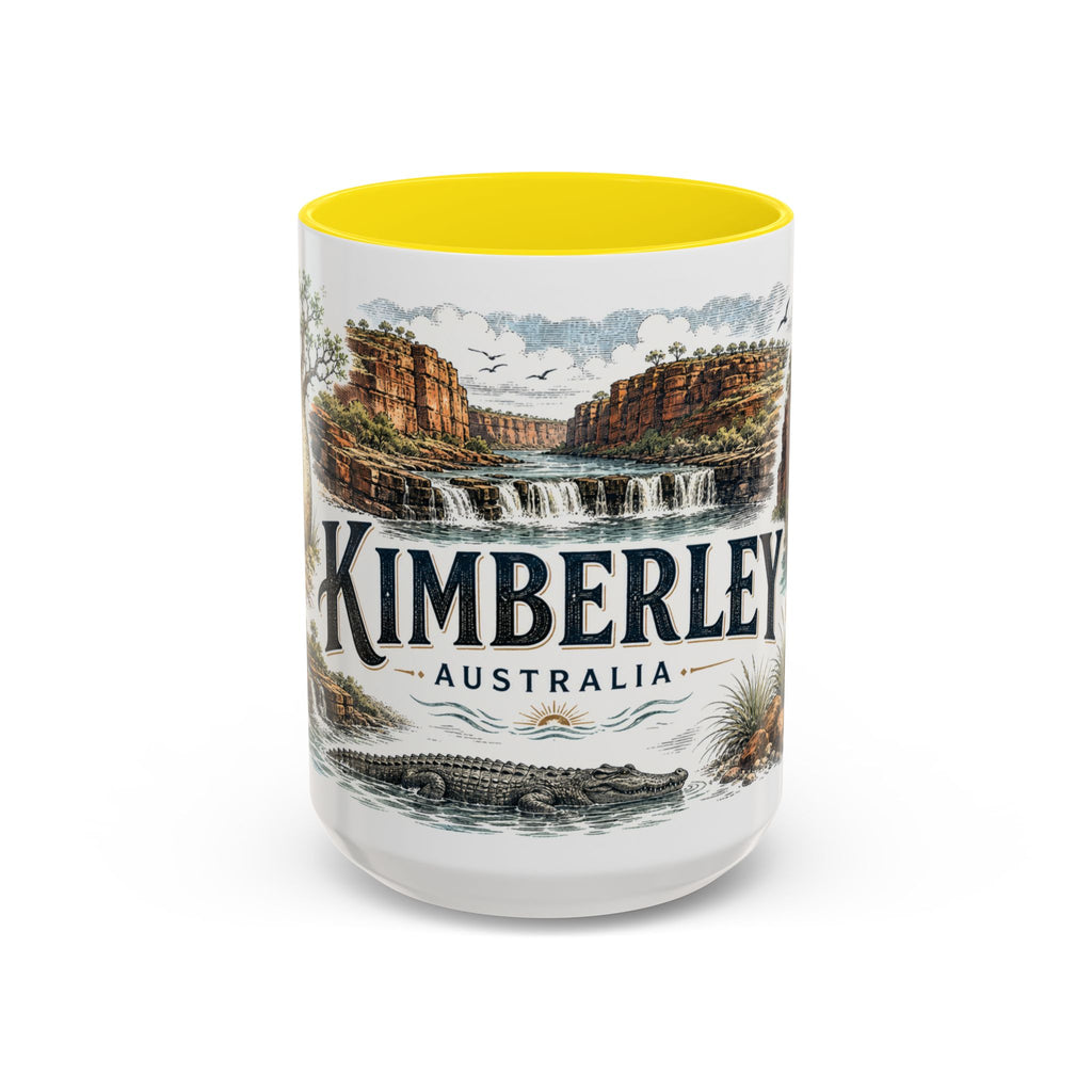 Kimberley Mug, Australia Travel Souvenir, Bucket List Gift, Accent Ceramic Coffee Mug 11oz 15oz