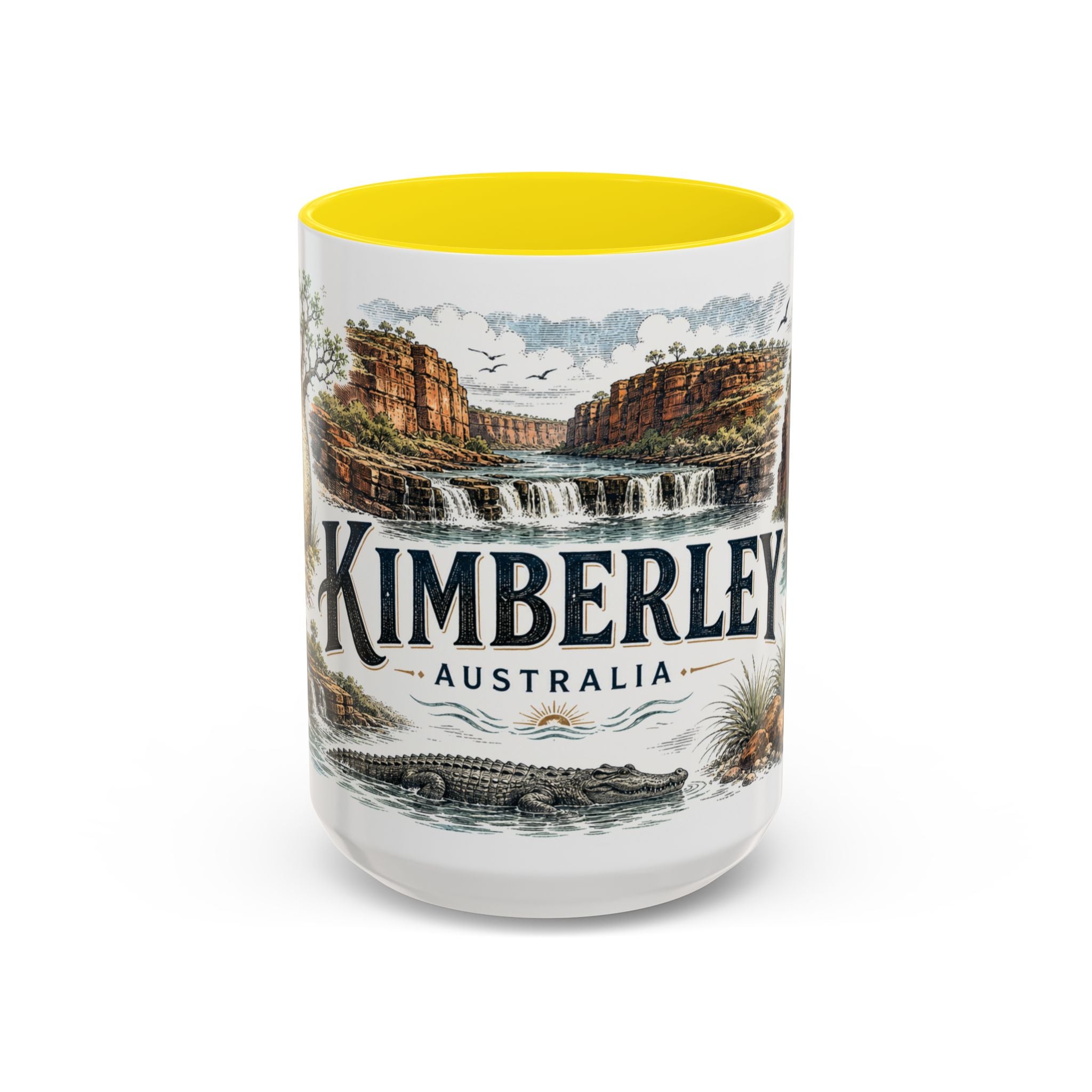 Kimberley Mug, Australia Travel Souvenir, Bucket List Gift, Accent Ceramic Coffee Mug 11oz 15oz