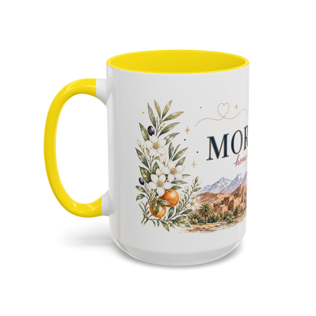 Morocco Home Country Mug | Moving Away Gift | Long Distance Friendship | 11 oz 15 oz Accent Mug