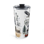 America the Beautiful 20oz Tumbler | Patriotic USA Gift | Insulated Stainless Steel Travel Cup