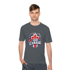 Go Canada Soccer T Shirt, Moisture Wicking Fan Tee