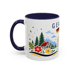 Germany Coffee Mug | Travel Souvenir Accent Mug | Country Gift Ceramic Cup 11oz 15oz