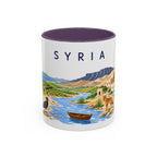 Syria Coffee Mug | Travel Souvenir Accent Mug | Country Gift Ceramic Cup 11oz 15oz