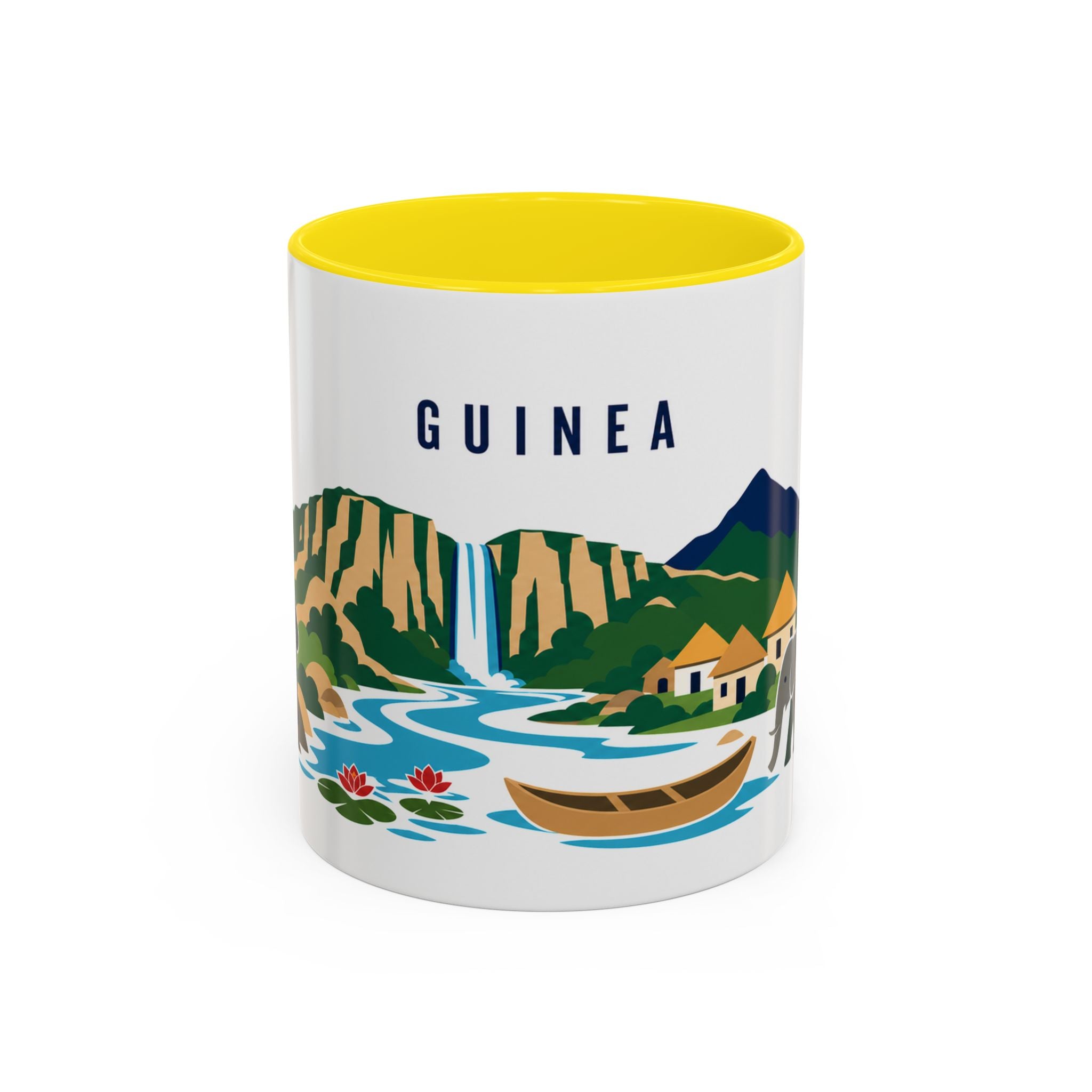 Guinea Coffee Mug | Travel Souvenir Accent Mug | Country Gift Ceramic Cup 11oz 15oz