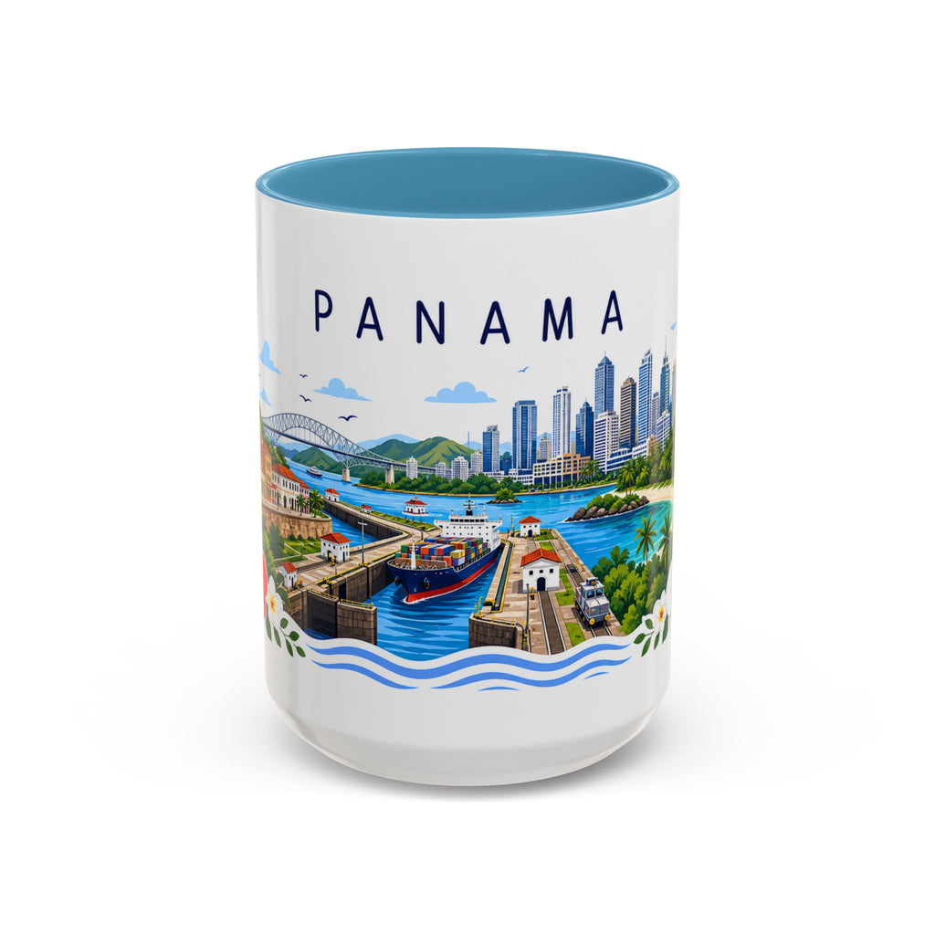 Panama Coffee Mug | Travel Souvenir Accent Mug | Place Gift Ceramic Cup 11oz 15oz