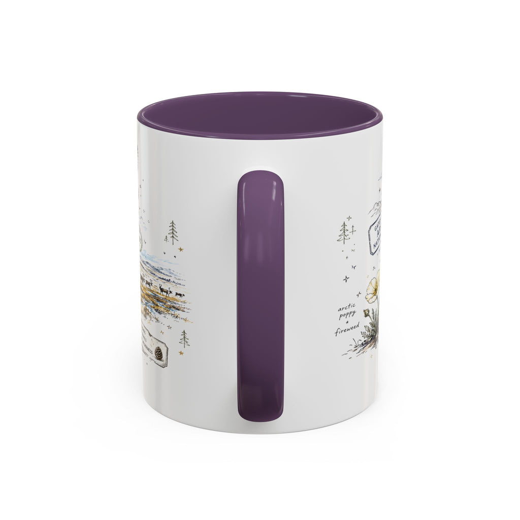 Gates of the Arctic National Park Coffee Mug | Alaska Arctic Wilderness Gift | Accent Color Ceramic 11oz 15oz