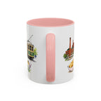 Milwaukee Illustrated Travel Mug | City Souvenir Accent Coffee Mug | 11oz 15oz Ceramic Cup