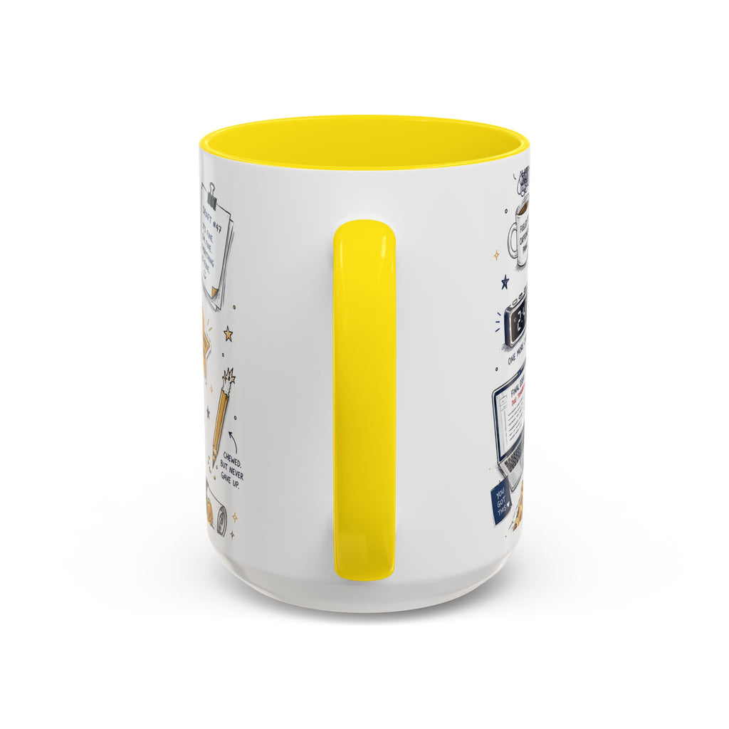 The Tassel Was Worth the Hassle Coffee Mug | Funny Graduation Gift 2026 | Accent Color Ceramic 11oz 15oz