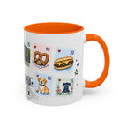 Philadelphia Coffee Mug | Postage Stamp Collage Mug | Travel Souvenir Accent Cup 11oz 15oz