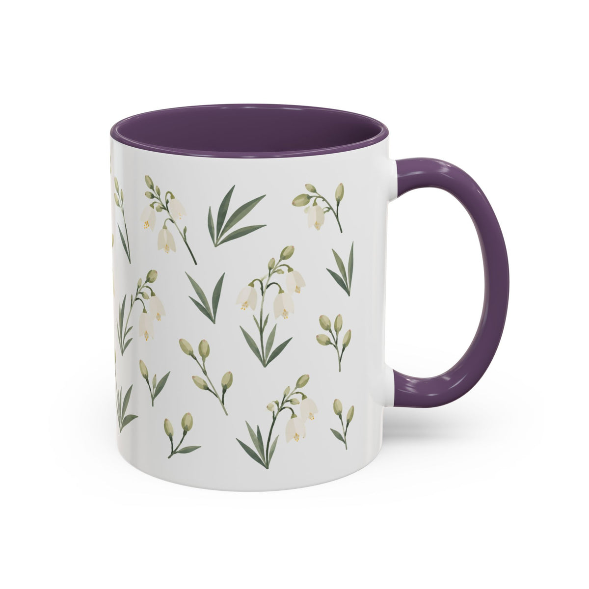 New Mexico Yucca Flower Mug, State Flower Floral Coffee Cup, 11oz Botanical Gift