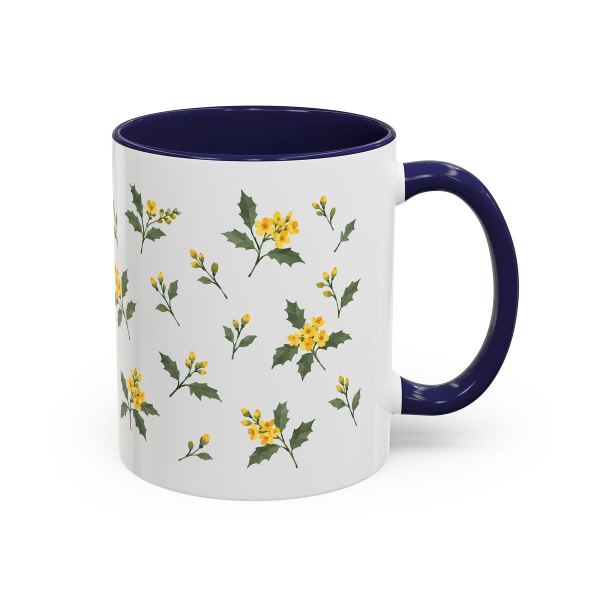 Oregon Oregon Grape Mug, State Flower Floral Coffee Cup, 11oz Botanical Gift