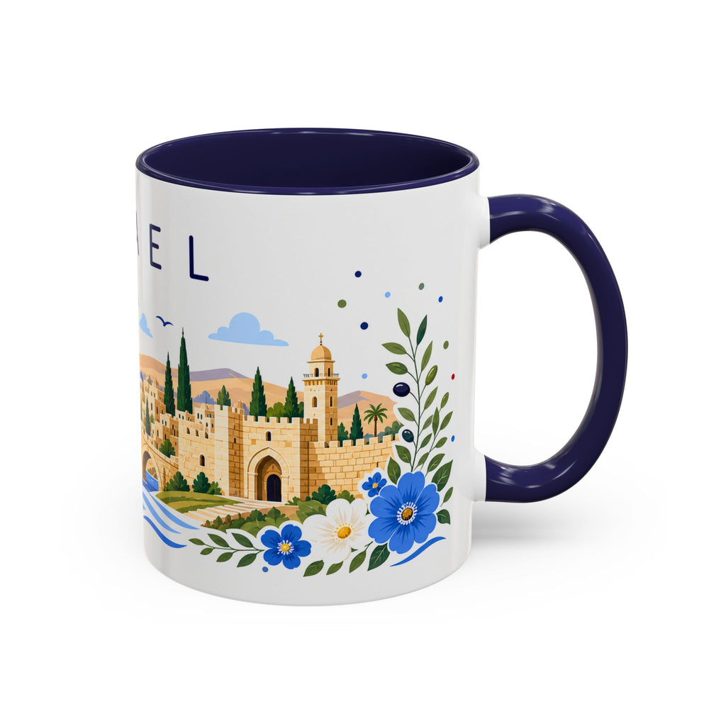 Israel Coffee Mug | Travel Souvenir Accent Mug | Place Gift Ceramic Cup 11oz 15oz
