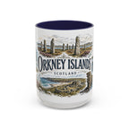 Orkney Islands Mug, Scotland Travel Souvenir, Bucket List Gift, Accent Ceramic Coffee Mug 11oz 15oz