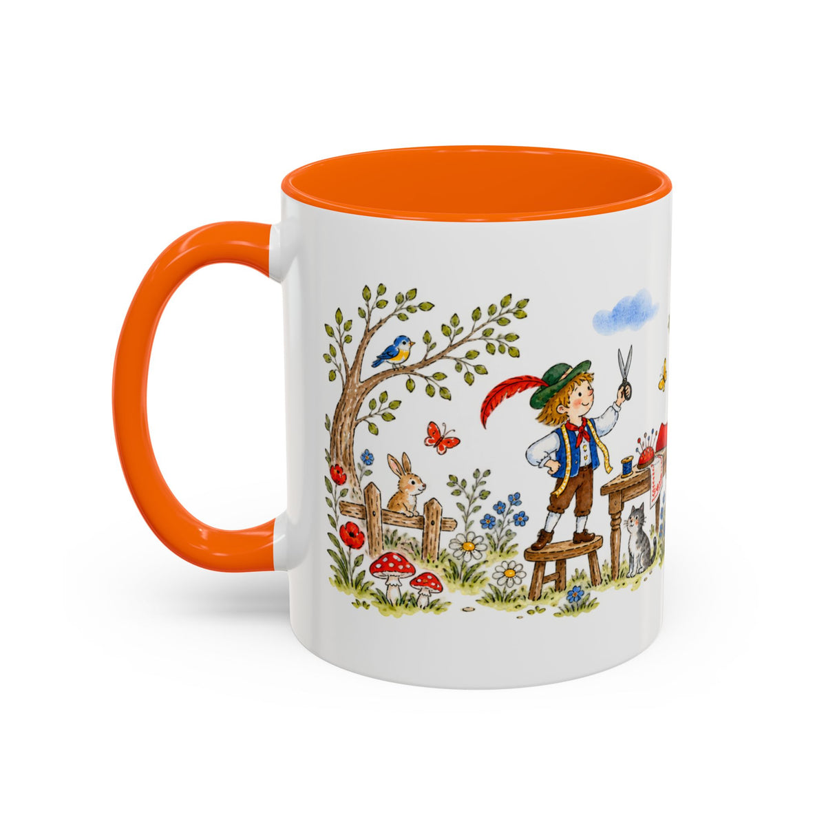 The Brave Little Tailor Mug | Storybook Fairy Tale Accent Coffee Mug | EveryLegend