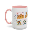 Cairo Coffee Mug | Postage Stamp Collage Mug | Travel Souvenir Accent Cup 11oz 15oz