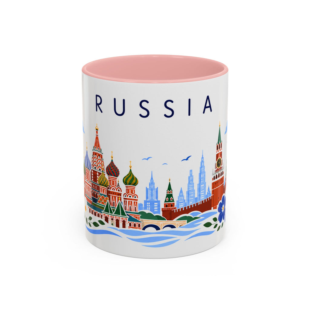 Russia Coffee Mug | Travel Souvenir Accent Mug | Place Gift Ceramic Cup 11oz 15oz