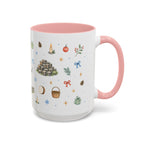 Ireland Christmas Mug | Watercolor Travel Souvenir | Holiday Gift | Accent Ceramic Coffee Cup 11oz 15oz