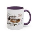 Katmai National Park Coffee Mug | Alaska Bear Watching Wildlife Gift | Accent Color Ceramic 11oz 15oz