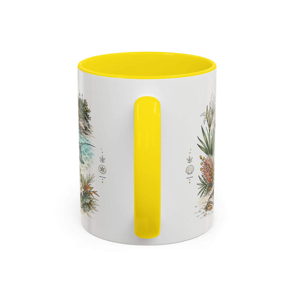 Whitehaven Beach Mug, Australia Travel Souvenir, Bucket List Gift, Accent Ceramic Coffee Mug 11oz 15oz