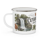 Cuyahoga Valley National Park Vintage Enamel Camping Mug | 12oz National Park Hiking Gift