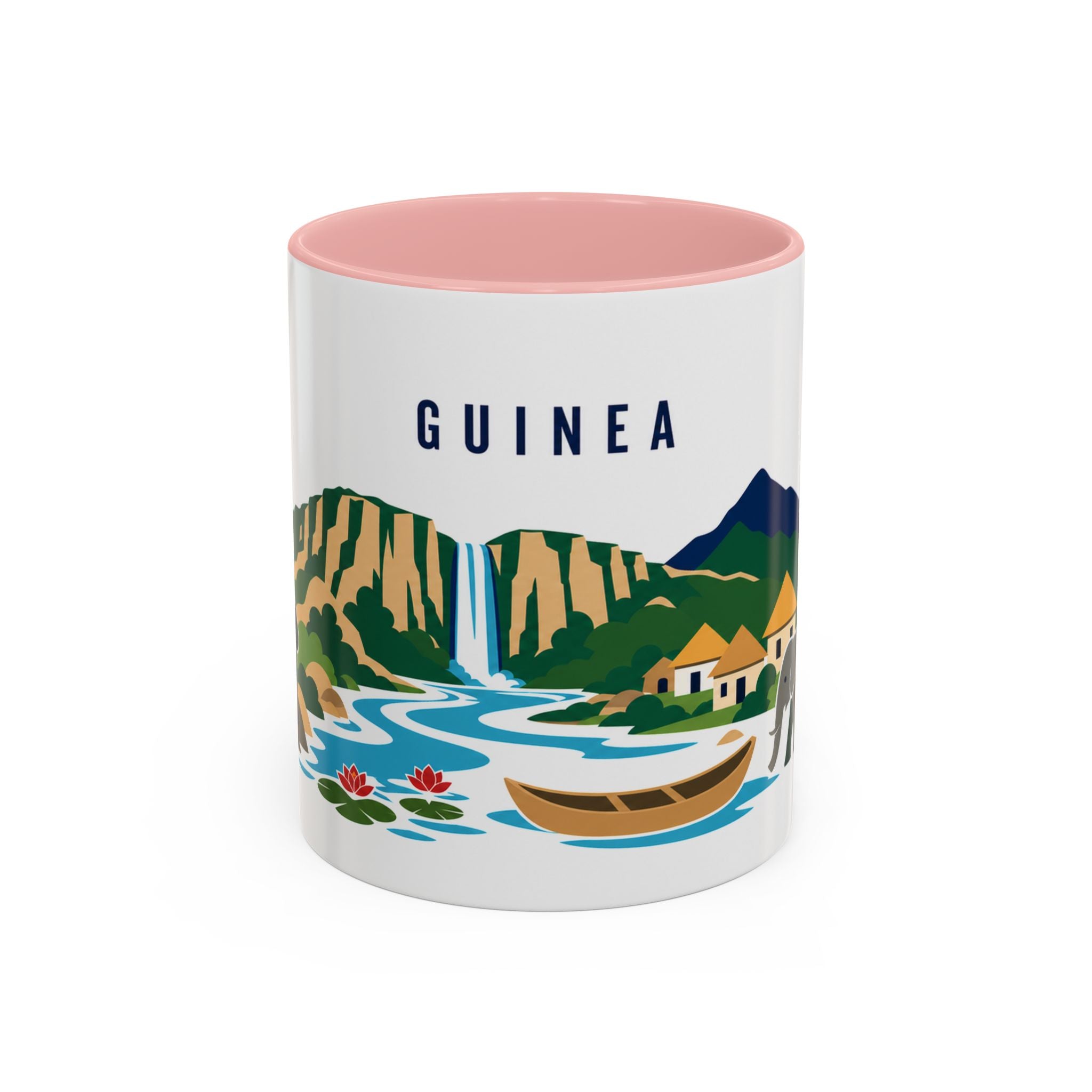 Guinea Coffee Mug | Travel Souvenir Accent Mug | Country Gift Ceramic Cup 11oz 15oz