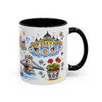 Budapest Travel Mug | European City Souvenir Accent Coffee Mug | 11oz 15oz Ceramic Cup
