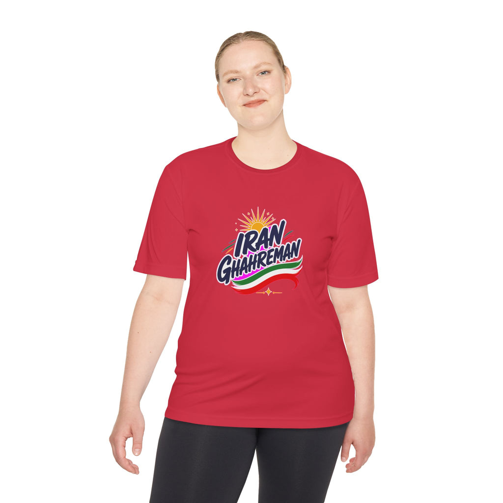 Iran Ghahreman Soccer Fan T-Shirt, Moisture-Wicking Sport Tee